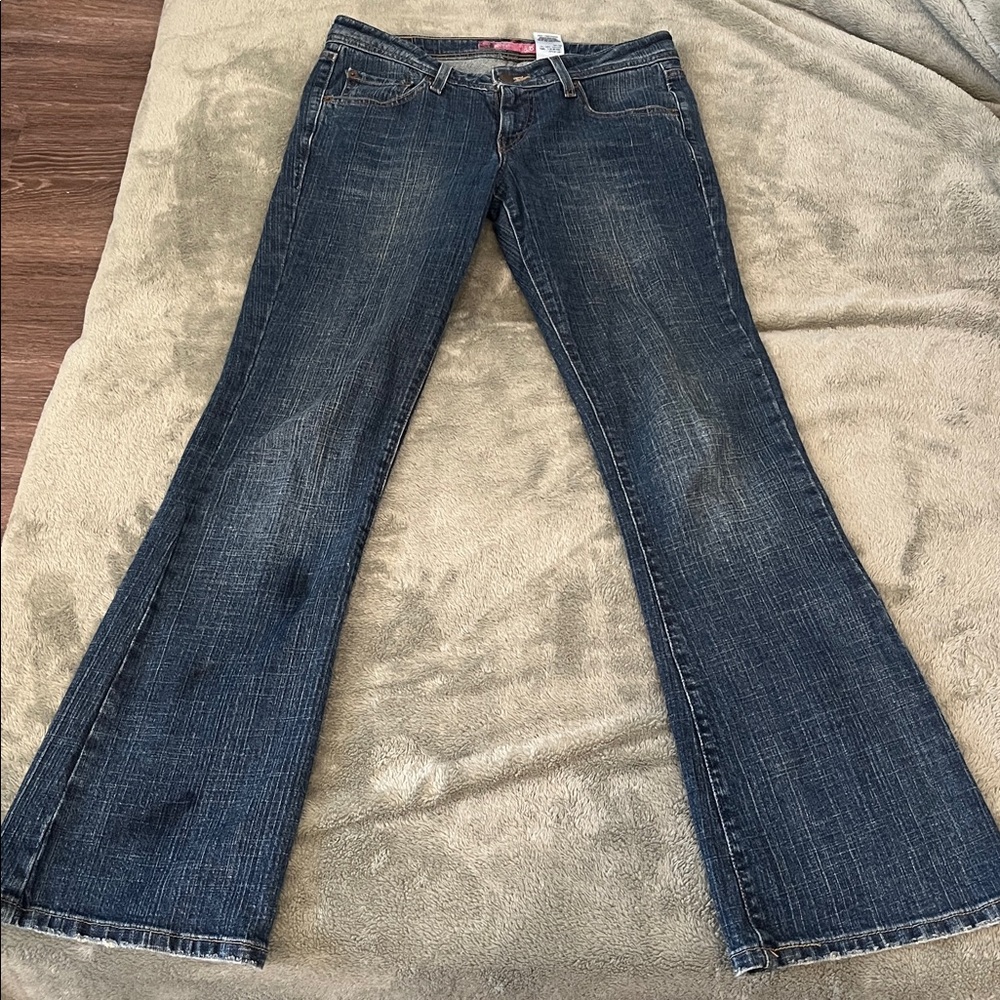 Vintage Levi's Dark Blue superlow 518 Boot Cut Jeans